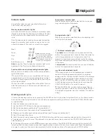 Preview for 9 page of Hotpoint WDF 740 P Instructions For Use Manual