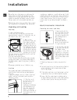 Предварительный просмотр 2 страницы Hotpoint WDF 760 A Instructions For Use Manual