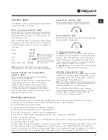 Предварительный просмотр 7 страницы Hotpoint WDF 760 A Instructions For Use Manual