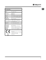 Preview for 5 page of Hotpoint WDL 5290 A Instructions For Use Manual