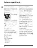 Preview for 10 page of Hotpoint WDL 5290 A Instructions For Use Manual