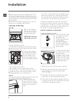 Предварительный просмотр 2 страницы Hotpoint WDL 5490 Instructions For Use Manual