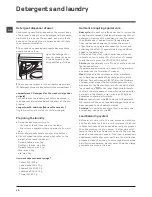 Предварительный просмотр 10 страницы Hotpoint WDL 5490 Instructions For Use Manual