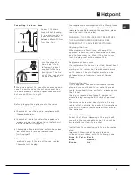 Предварительный просмотр 3 страницы Hotpoint WF 561 P Instructions For Use Manual