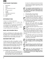 Предварительный просмотр 8 страницы Hotpoint WK 30E UK Operating Instructions Manual