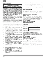 Предварительный просмотр 10 страницы Hotpoint WK 30E UK Operating Instructions Manual