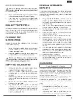 Предварительный просмотр 5 страницы Hotpoint WK 30I UK Operating Instructions Manual