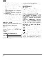 Предварительный просмотр 6 страницы Hotpoint WK 30I UK Operating Instructions Manual