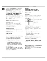 Preview for 4 page of Hotpoint WL 24/HP User Manual