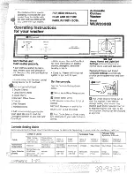 Hotpoint WLW2330B Operating Instructions предпросмотр