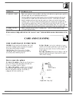 Предварительный просмотр 21 страницы Hotpoint WLW3000R Use And Care Manual