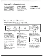 Предварительный просмотр 4 страницы Hotpoint WLW4700B How To Get The Best