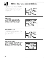 Preview for 6 page of Hotpoint WLW5700R Use And Care Manual