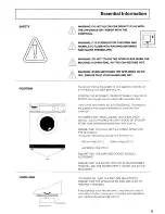 Предварительный просмотр 5 страницы Hotpoint WM26 Instructions For Use Manual