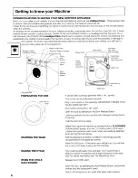 Предварительный просмотр 6 страницы Hotpoint WM26 Instructions For Use Manual