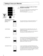 Предварительный просмотр 8 страницы Hotpoint WM26 Instructions For Use Manual