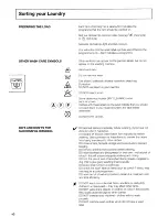 Предварительный просмотр 10 страницы Hotpoint WM26 Instructions For Use Manual