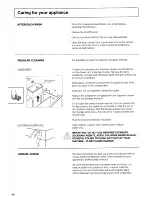 Предварительный просмотр 12 страницы Hotpoint WM26 Instructions For Use Manual