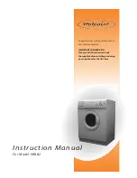 Предварительный просмотр 1 страницы Hotpoint WM82 Instruction Manual