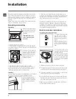 Предварительный просмотр 2 страницы Hotpoint WMAL 621 Instructions For Use Manual