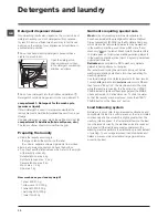 Предварительный просмотр 10 страницы Hotpoint WMAL 621 Instructions For Use Manual