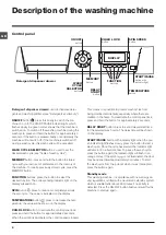 Предварительный просмотр 8 страницы Hotpoint WMAO 743 Instructions For Use Manual