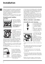 Preview for 2 page of Hotpoint WMAO 863 Instructions For Use Manual