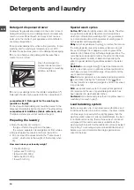 Preview for 12 page of Hotpoint WMAO 863 Instructions For Use Manual