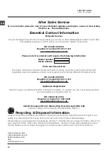 Preview for 16 page of Hotpoint WMAO 863 Instructions For Use Manual