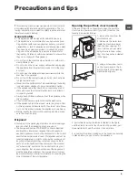 Предварительный просмотр 5 страницы Hotpoint WMD 1044 Instructions For Use Manual