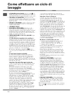 Предварительный просмотр 32 страницы Hotpoint WMD 1044 Instructions For Use Manual