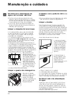 Предварительный просмотр 40 страницы Hotpoint WMD 1044 Instructions For Use Manual