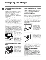 Предварительный просмотр 52 страницы Hotpoint WMD 1044 Instructions For Use Manual