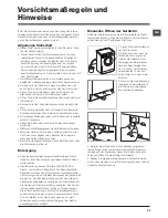 Предварительный просмотр 53 страницы Hotpoint WMD 1044 Instructions For Use Manual