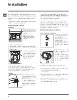 Предварительный просмотр 2 страницы Hotpoint WMD 740 A Instructions For Use Manual