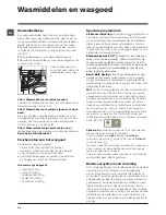 Предварительный просмотр 46 страницы Hotpoint WMD 762 Instructions For Use Manual