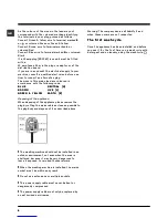 Preview for 4 page of Hotpoint WMD 940 A Instructions For Use Manual