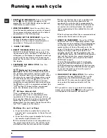 Preview for 8 page of Hotpoint WMD 940 A Instructions For Use Manual