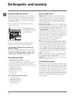 Предварительный просмотр 10 страницы Hotpoint WMD 947 A Instructions For Use Manual