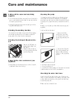 Предварительный просмотр 12 страницы Hotpoint WMD 947 A Instructions For Use Manual