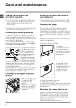 Предварительный просмотр 6 страницы Hotpoint WMEF 722 Instructions For Use Manual