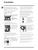 Предварительный просмотр 2 страницы Hotpoint WMEF 923 Instructions For Use Manual