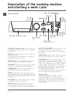 Предварительный просмотр 6 страницы Hotpoint WMF 560 P Instructions For Use Manual