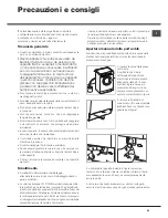 Предварительный просмотр 41 страницы Hotpoint WMF 701 Instructions For Use Manual