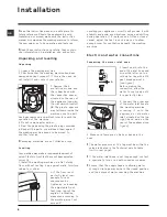 Предварительный просмотр 2 страницы Hotpoint WMF 740 P Instructions For Use Manual