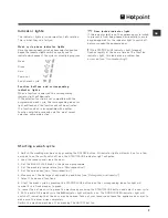 Предварительный просмотр 7 страницы Hotpoint WMF 740 P Instructions For Use Manual