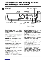 Предварительный просмотр 6 страницы Hotpoint WMF 940 A Instructions For Use Manual