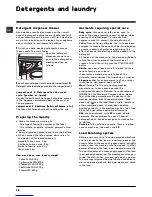 Предварительный просмотр 10 страницы Hotpoint WMF 940 A Instructions For Use Manual