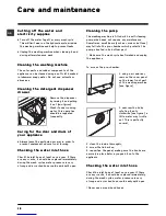 Предварительный просмотр 12 страницы Hotpoint WMF 940 A Instructions For Use Manual