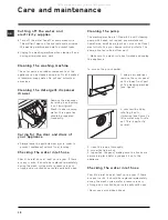 Предварительный просмотр 12 страницы Hotpoint WMF 940 P/G/A/K Instructions For Use Manual